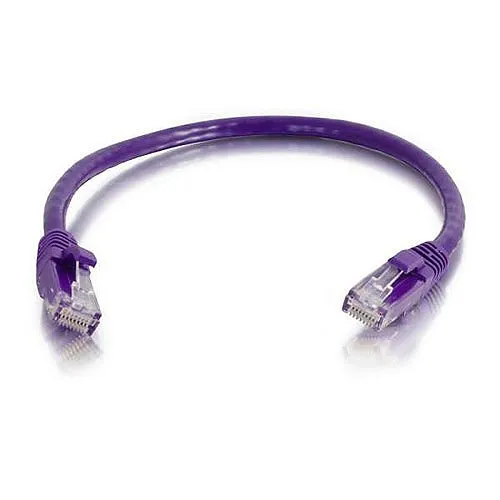 Quiktron 576-145-005 Q-Series CAT6 Patch Cable, Booted, 5' (1.5m), Purple