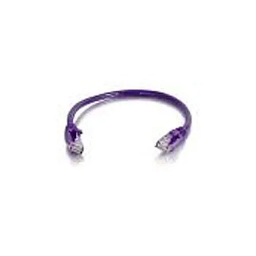 Quiktron 576-145-010 Q-Series CAT6 Patch Cable, Booted, 10' (3m), Purple