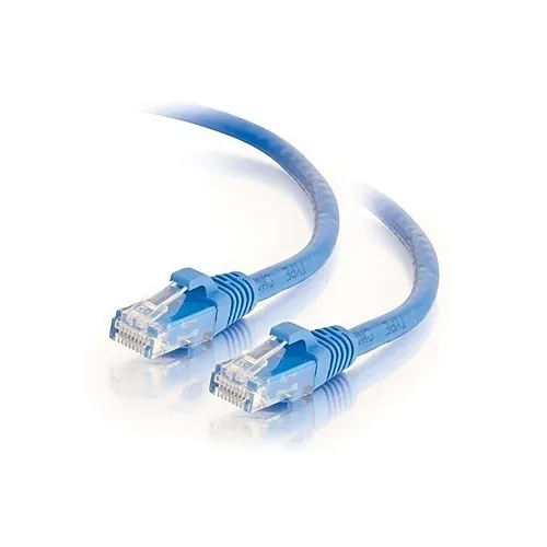 Quiktron 576-A10-007 Q-Series CAT6A Snagless UTP Ethernet Network Patch Cable, CMR, 7', Blue