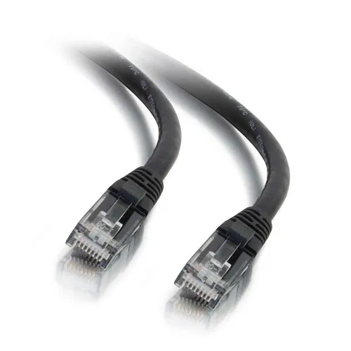 Quiktron 576-A35-007 VS CAT6a Snagless Cable, 7', Black