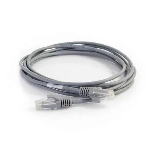Quiktron 576-RD00-007 28AWG CAT6 Booted Cable, CM, 7', Grey