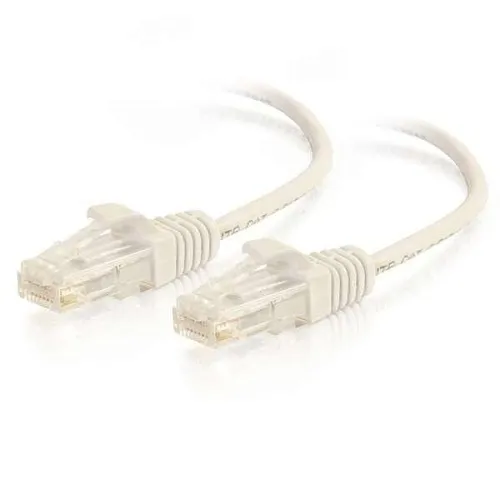 Quiktron 576-RD25-010 VS 10 White Booted C6 28AWG CM