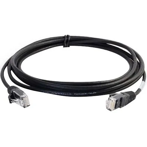 Quiktron 576-RD35-015 Q-Series CAT6 28 AWG Patch Cable, 15' (4.5m), Black