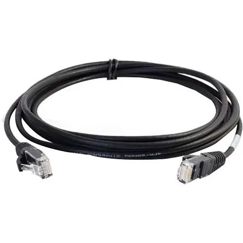 Quiktron 576-RD35-025 Q-Series CAT6 28 AWG Patch Cable, 25' (7.6m), Black