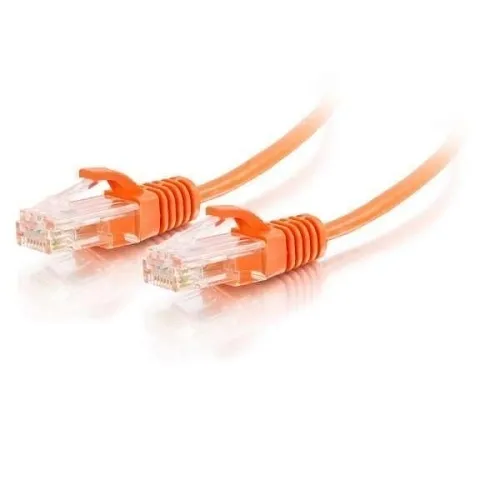 Quiktron 576-RD40-005 VS 5 Orange Booted C6 28AWG CM