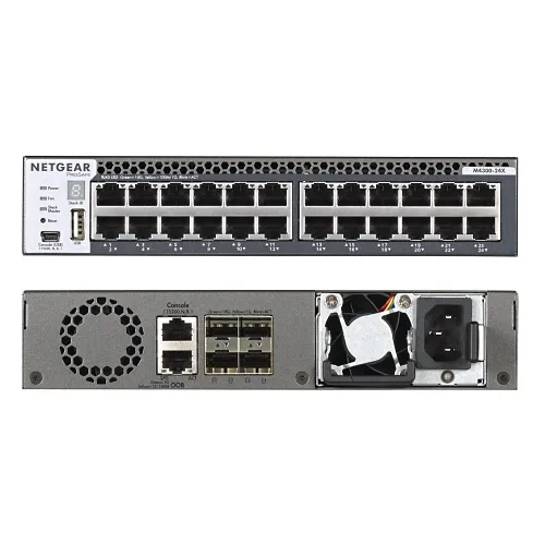 Kramer M4300-24X NETGEAR Managed Switch with 24x10GBASE–T and 4x10GBASE–X SFP+