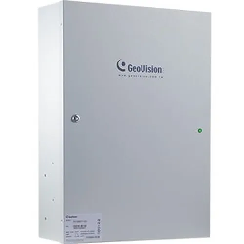 GeoVision GV-AS8111 Kit Complete Kit with Ul Certification, 8-Door Panel, Power Board, Optional Backup Battery Unit in Iron Case