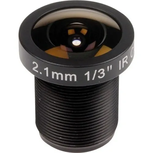 AXIS M12 Wider Field of View Lens for P39 MkII Cameras, 2.1mm, 10-Pack, Black