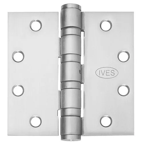 Von Duprin 5BB1HW 4.5 4.5 630 CON TW4 Full Mortise Electric Butt Hinge, Satin Stainless Steel
