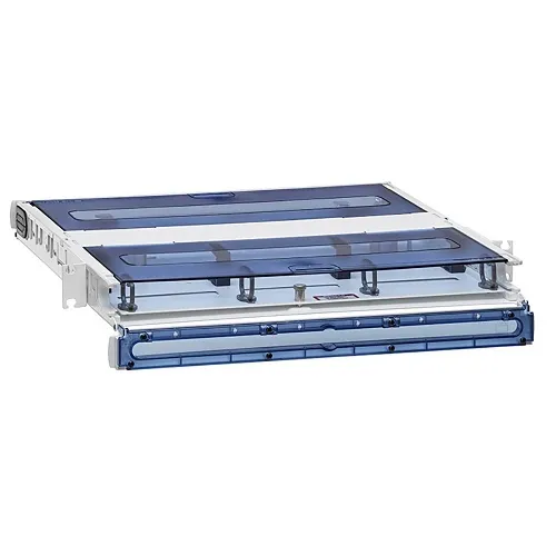 Leviton 5R1UH-W03 SDX 2000I Rack Mount Enclosure with Try Accessory, 3-Enclosure, 1U RS, White