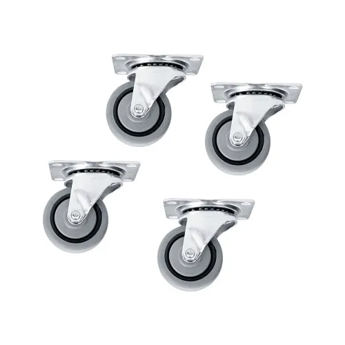 Middle Atlantic 5WR Fine Floor Caster Kit for Slim 5 Racks, Non-Locking, 700 lb Capacity