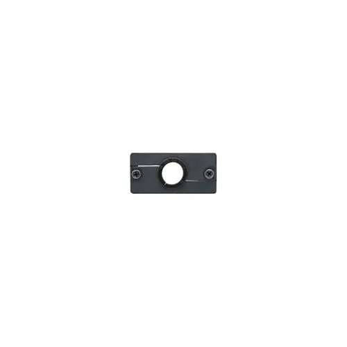 Kramer WCP(B) 12.5mm Cable Pass-Through Wall Plate Insert, Single-Slot, Black