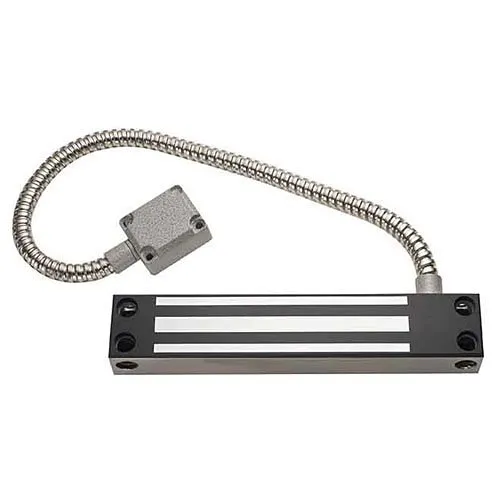 Alarm Controls 600WP Weather Resistant Magnetic Gate Lock, 600 lb, Clear Anodized