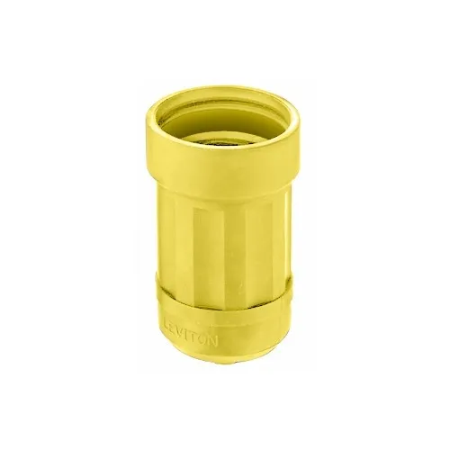Leviton 6034-Y Boot 4/5-Wire for 20A/30A Connector Lock, Yellow