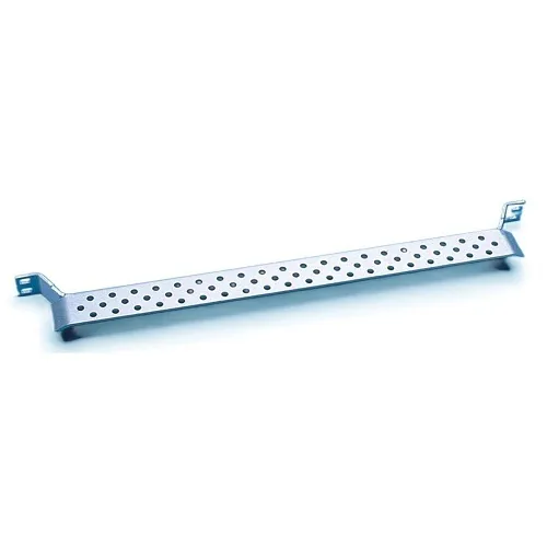 Ortronics 60400199 Bend Limiting Strain Relief Bar, 19"L x 1"H x 2.5"D, 1U RS, Metallic