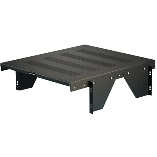 Ortronics 604045388 Vented Equipment Shelf for Mighty Mo Racks, Black