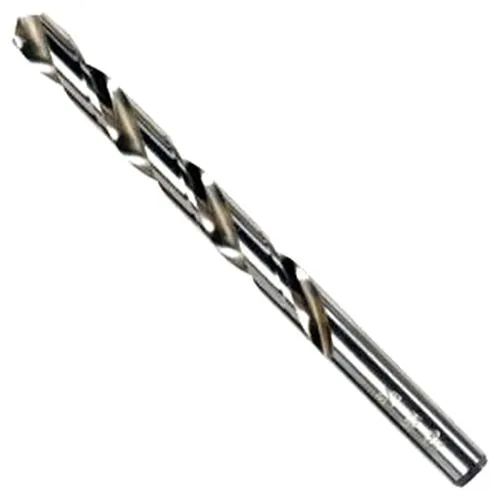 IRWIN 60516 1/4" General Purpose High Speed Steel Fractional Straight Shank Jobber Length Drill Bit