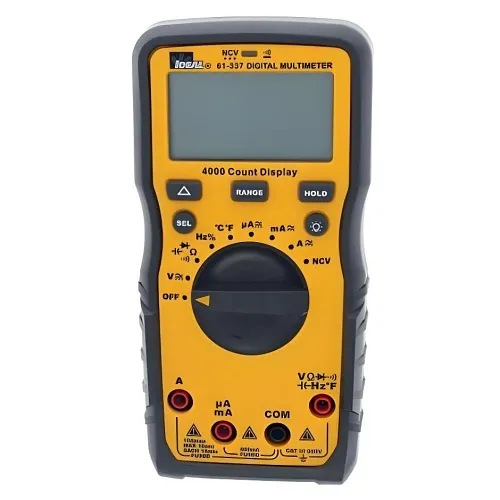 IDEAL IDEAL INDUSTRIES 600V Auto Range Multim with NCVT and Temp, Multims