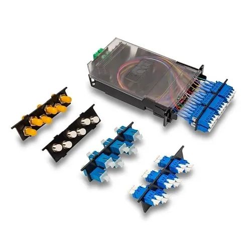 OCC 6112DST Adapter Plate Assembly, Duplex LC Connector, Single-Mode / Multi-Mode