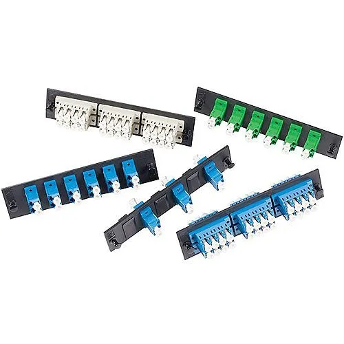 OCC 6112MMDLC Adapter Plate, 12-port, Dual LC, Multimode, Ceramic Sleeve