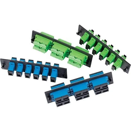 OCC 6112SMDSC Adapter Plate, 12-port, Dual SC, Single-mode, Ceramic Sleeve