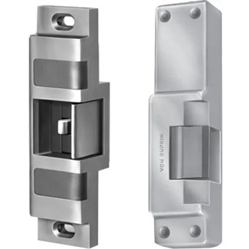 Von Duprin 6113 6100 Series Electric Strike, 12VDC, Fail-Secure, Satin Stainless Steel