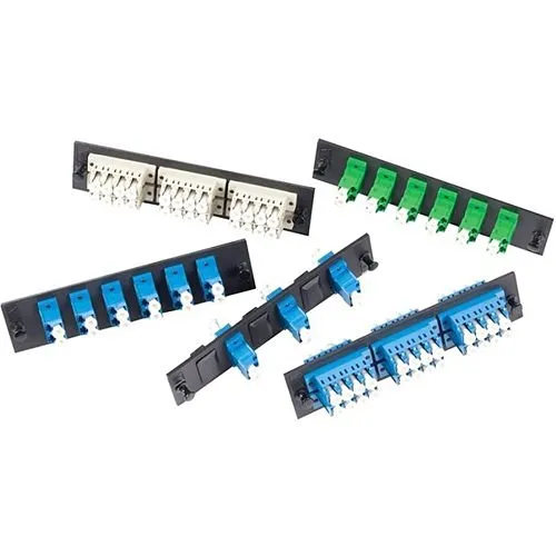 OCC 6124SMQLC Adapter Plate, 24-port, Quad LC, Single-mode, Ceramic Sleeve