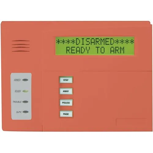 Honeywell Home 6160CR High-Security/Business Fire Alpha Keypad, Status LEDs