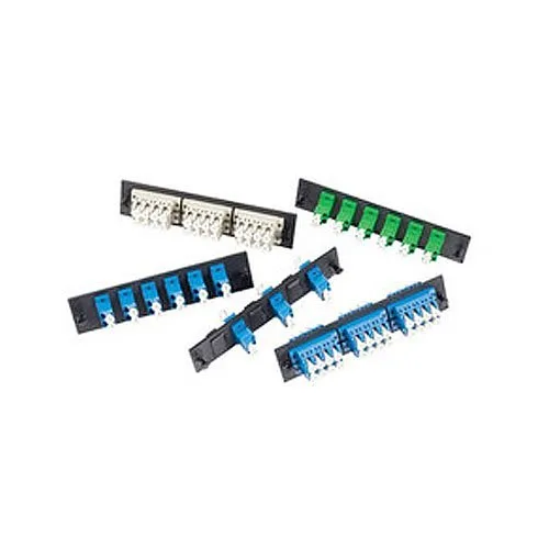 OCC 616DLC50G Adapter plate, 6-port, Dual LC, Multimode, 50µm, Ceramic Sleeve, 10 GbE