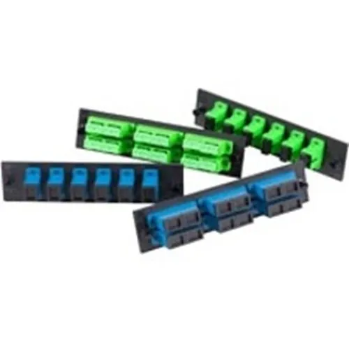 OCC 616MMDSC Adapter Plate, 6-port, Dual SC, Multimode, Ceramic Sleeve