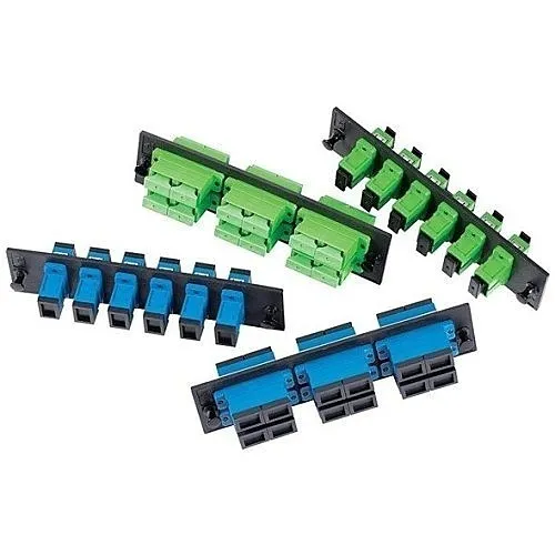 OCC 616MMSC Fiber Adapter Plate, 6-Port Simplex