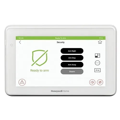 Honeywell Home 6290W 7" Color Touchscreen Keypad with Voice for VISTA Systems, (Replaces 6280S, 6280W)