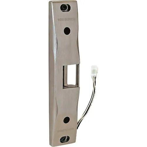Von Duprin 6300 Series Electric Strike, Surface Mounted for Rim Exit Devices, Fail-Secure, Satin Stainless Steel