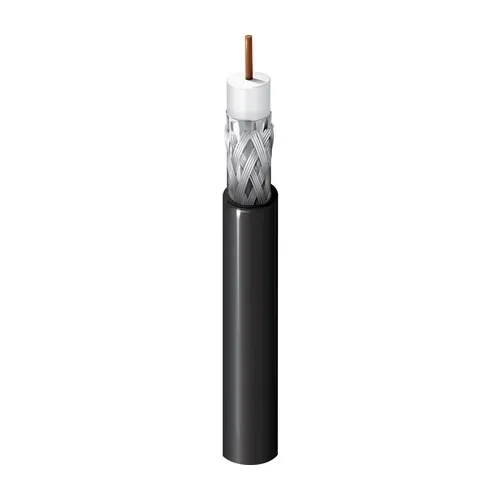 Belden 633938 009U1000 1,000' RG6 18 AWG Coaxial Cable with Duofoil and 90% AL Braid, CMP, White