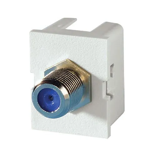 Ortronics 63700006-88 TracJack Module Connector F/F, Cloud White