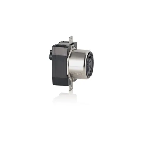 Leviton 6370CR Corrosion Resistant 50A 125V 2-Pole 3-Wire Non-NEMA Receptacle Locking