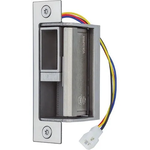 Von Duprin 6400 Series Electric Strike, Fail Secure, Satin Stainless Steel