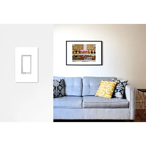 Jasco 64557-991 Pro Series Wi-Fi In-Wall Smart Dimmer, White and Light Almond Paddles