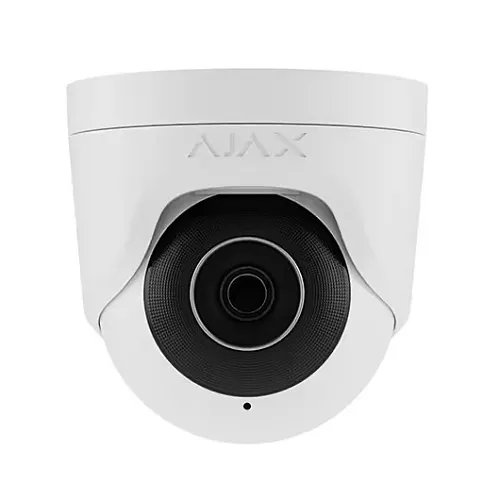 AJAX 97323.197.WH3 8MP Wired TurretCam IP Camera, 100°-110° Viewing Angle, 2.8mm Lens, White