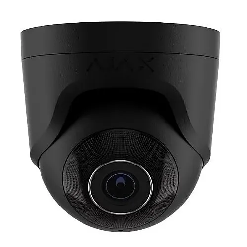AJAX TC8MP2.8B 8MP Wired IP 4K WDR Turret Camera with 100-100° Viewing Angle, 2.8mm Lens, Black