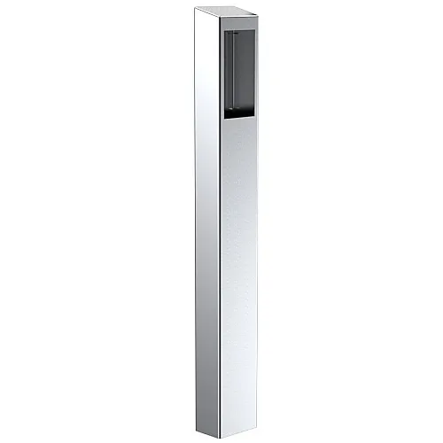 Pedestal Pro 64TOW-2NIP-04-304 Access Control Mounting Post, 47" Stainless Steel Bollard Pedestal