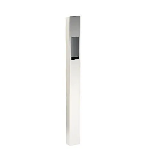 Pedestal Pro 64TOW-AIP-001-304 Access Control Mounting Post, 63-Inch Stainless Steel Pedestal Bollard, 4x6" Brushed Finish
