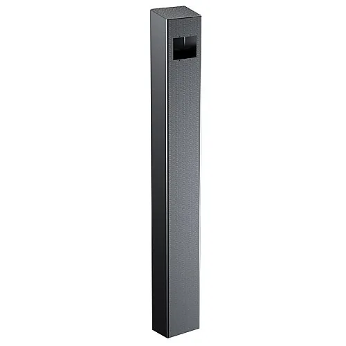 Pedestal Pro 64TOW-AXIS-01-304 Access Control Mounting Post, 47" Stainless Steel Bollard, Architectural Tower Design, 6" Face