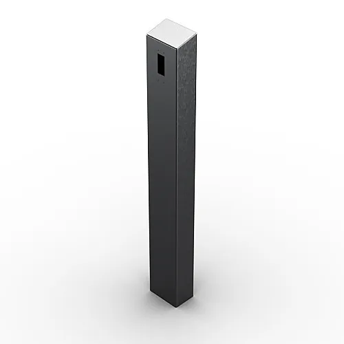 Pedestal Pro 64TOW-AXIS-03-304 Access Control Mounting Post, 47" Stainless Steel Bollard, Fits Axis A8105-E for Surface Mounting