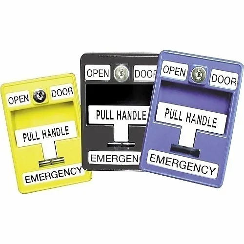 Dortronics 6510/BX-BL 6500 Series Emergency Pull Accesory, Surface Mount Back Box, 4-7/8"x3-1/2"x2", Blue