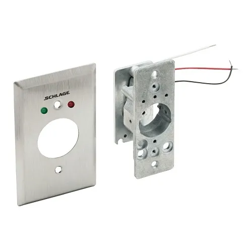 Schlage 653-04 L2 653 Key Switch, SPDT-Clockwise Maintained, LEDs, Red and Green