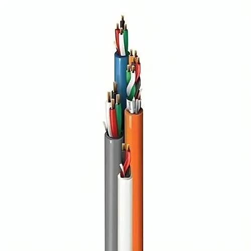 Belden 658AMS 0001000 4C18 4C22+3P22 SHLD+2C22 18/4, 22/4, 22/3 and 22/2 Stranded BC Access Control Cable, Only Card Reader Pairs Shielded, CMP, Banana Peel, 1000' (304.8m) Reel, Multicolor
