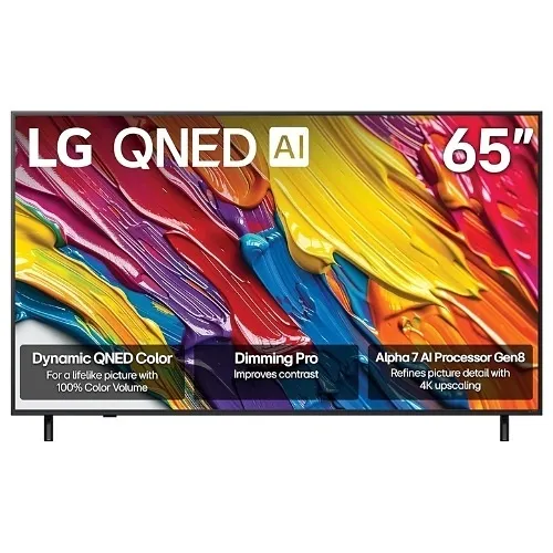 LG 65QNED82AUA 65" Class QNED82A Series QNED 4K Smart TV 2025
