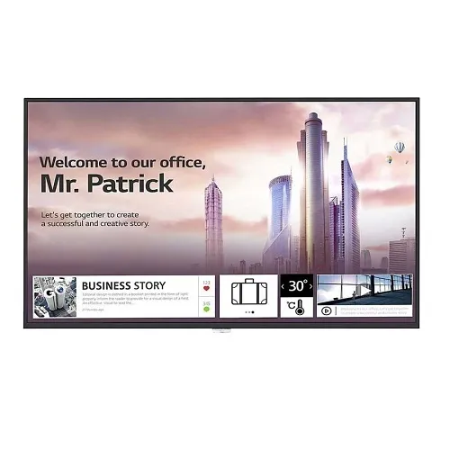 LG Pro 65UH5J-H Digital Signage Display, HDMI (3), DP, DVI-D, AUAudioDIO IN,RS232C In/Out, Black