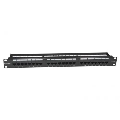 Platinum Tools 661-24C6 24 Port CAT6 Non-Shielded Patch Panel
